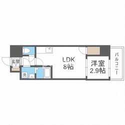 GARDENIA城北公園の物件間取画像